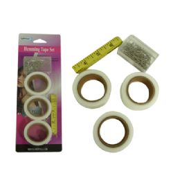 72 Wholesale Hemming Set 5pc W/200pc Pins