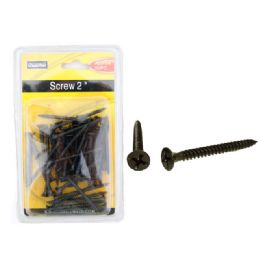 96 Pieces 50pc Black 2" Screw - Drills and Bits