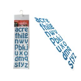 288 Wholesale Sticker Small Alphabet W/glitter