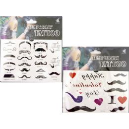 360 Units of Mustache Sticker Packing - Stickers