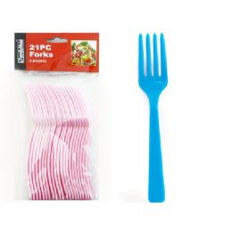 72 Pieces Forks 21pc - Disposable Cutlery