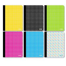 48 Pieces C/r 100 Ct. Polka Dot Composition Book - Notebooks