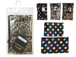 144 Wholesale 2pc Cosmetic Makeup Bags