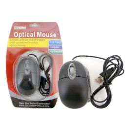 144 Units of Potical Usb Mouse 1.15m Nlac - Computer Accessories