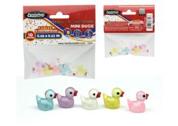 24 Packs 10-Piece Glow-in-the-Dark Mini Duck  - Party Center Pieces