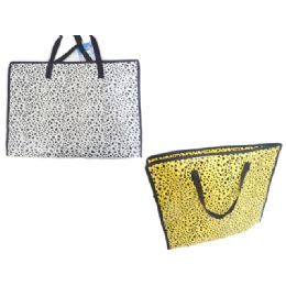 144 Pieces Shopping Bag 19.7x15x6" W/zipper - Shoulder Bags & Messenger Bags