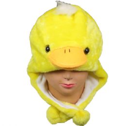 10 of Plush Soft Duck Animal Character Earmuff Hat