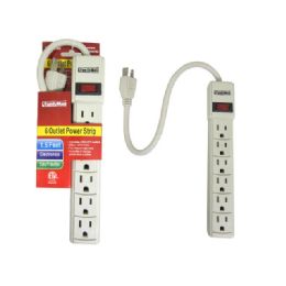 96 Pieces Etl Outlet Power 6 Strip W/on/off Switch - Chargers & Adapters