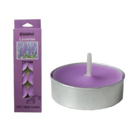 96 Wholesale Candle 12pc Tealight Lavender