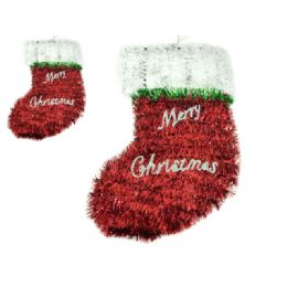 24 Pieces Garland Stocking - Hanging Decorations & Cut Out