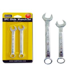 96 Wholesale Wrench 3pc/set 10"+11"