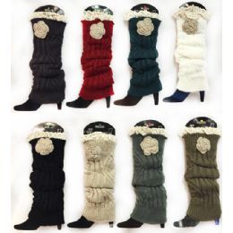 24 Bulk Knitted Boot Topper Crochet Top Leg Warmer