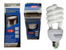 96 Wholesale 11 Watt Energy Saving Spiral Lightbulb