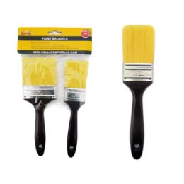 96 Pieces 2pc Paint Brushes - Paint and Supplies
