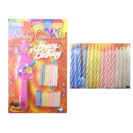 144 Pieces Candle Happy Birthday 26pc/set - Birthday Candles