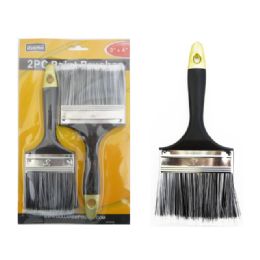 96 Pieces 2 Piece Paint Brushes - Paint and Supplies