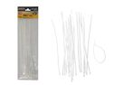 96 Pieces 40pc White Cable Ties - Cables and Wires