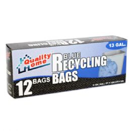 48 Pieces 12 Count Garbage Bag Box Clear Recycle - Garbage & Storage Bags