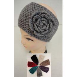 48 Bulk Hand Knitted Ear Band [tight KniT-Flower]loop