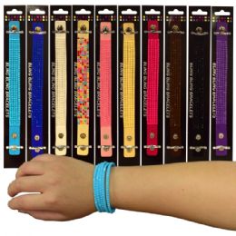 72 Wholesale Bling Bling Bracelet 5 Lines