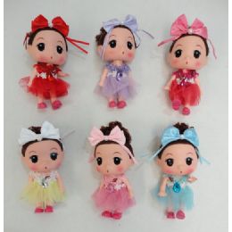 72 Pieces 6.5" Baby Doll Key Chain - Key Chains
