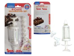 144 Units of Cake Decorating Set 8pc 7" - Baking Supplies