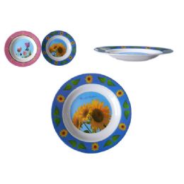 96 Pieces Mela Soup Plate 10" 2asst - Plastic Bowls and Plates