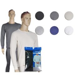 72 Pieces Mens Thermal Set Assorted Color - Mens Thermals