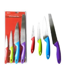 24 Wholesale 4 Piece Knife Set