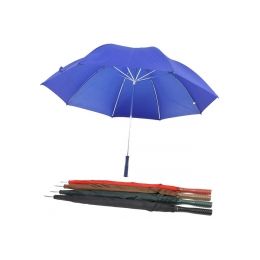 36 Wholesale Large Women's Umbrella In Asst Colors Or All Black Case