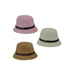 96 Pieces "cloche" Hat In 3 Assorted Colors - Sun Hats