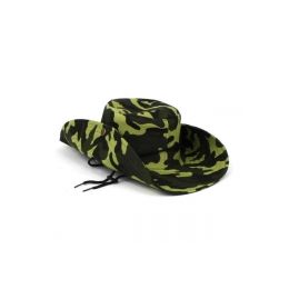 120 Pieces Large Floppy Safari Hat In Camouflage Print - Asst Colors - Sun Hats