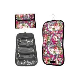 120 Pieces Hanging Cosmetic Bag In Assoerted Prints - Folds Up To Store! - Cosmetic Cases