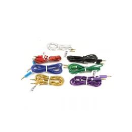 300 Pieces Plastic Wrapped Auxillary Cord In Assorted Colors - Cables and Wires