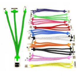 48 Pieces 3 In 1 Cable 8"- Includes Universal (noN-Apple) Cable, I-4 Cable And I-5 / I-6 Cable (10 Colors) - Cables and Wires