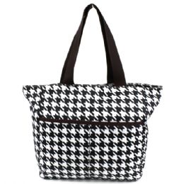 120 Wholesale Satin Tote Bag In Assorted Prints / Colors