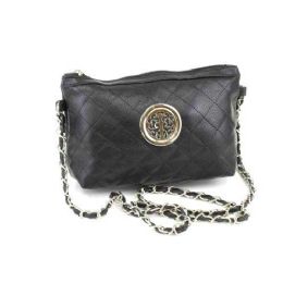 60 Wholesale Quilted Cross Body Bag All Black