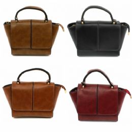 24 Wholesale Designer Inspired Handle Bag In Asst Colors