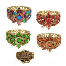 120 Wholesale Copper Antique Bracelets In Assorted Colors