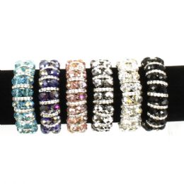 240 Wholesale Crystal Bracelets In Assorted Colors
