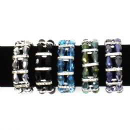 240 Wholesale Crystal Bracelets In Assorted Colors