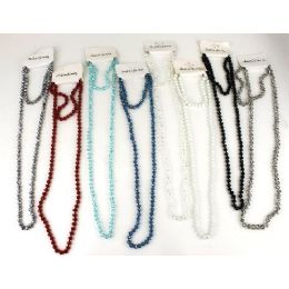 240 Wholesale Crystal Necklace In Assorted Colors