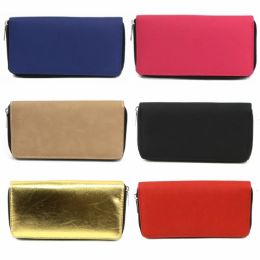 120 Pieces 1 Zipper Wallet In Asst Prints / Colors - Wallets & Handbags