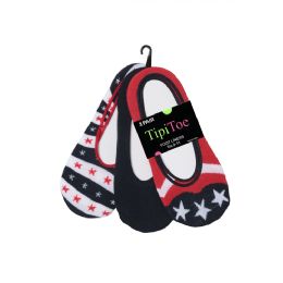 100 Pairs Women's Acrylicnylon With 10% Spandex Foot Liners In Assorted Styles - Womens Foot Liners