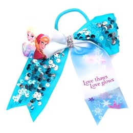 24 Wholesale Frozen Cheer Bow Elastic.