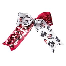 24 Wholesale Minnie Motif Pattern And Sequin Bow.