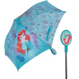 12 Wholesale Girls' The Little Mermaid Princess Ariel Umbrella With A Molded Handle.
