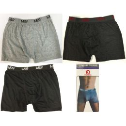 24 Pieces Leo Man's Boxer - Mens Underwear
