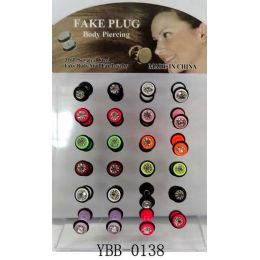 84 Wholesale Body Piercing/ Fake Ear Plug