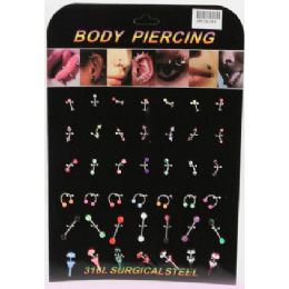 252 Wholesale Body Jewelry/ Piercing